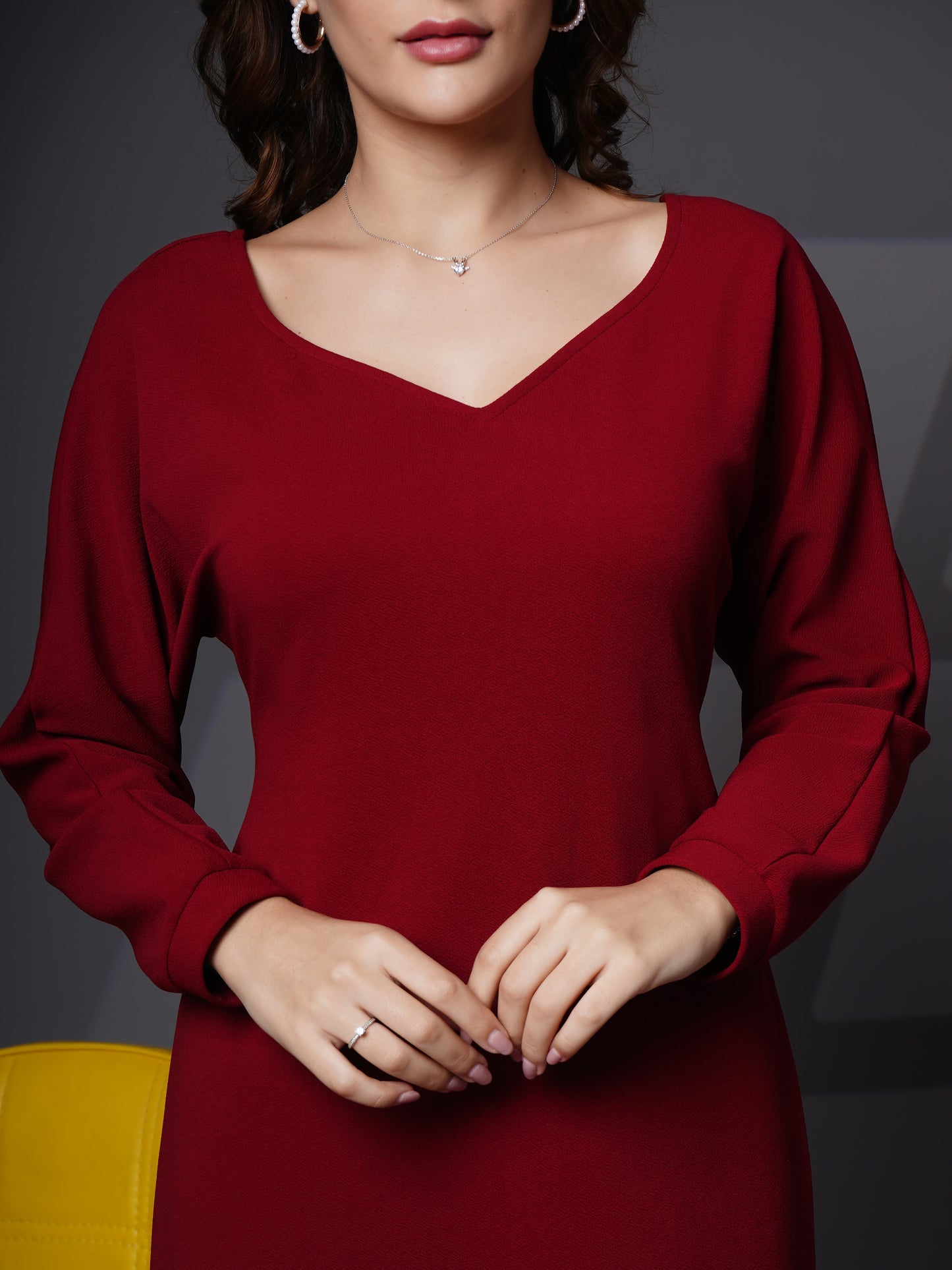 Sweetheart neck bodycone dress